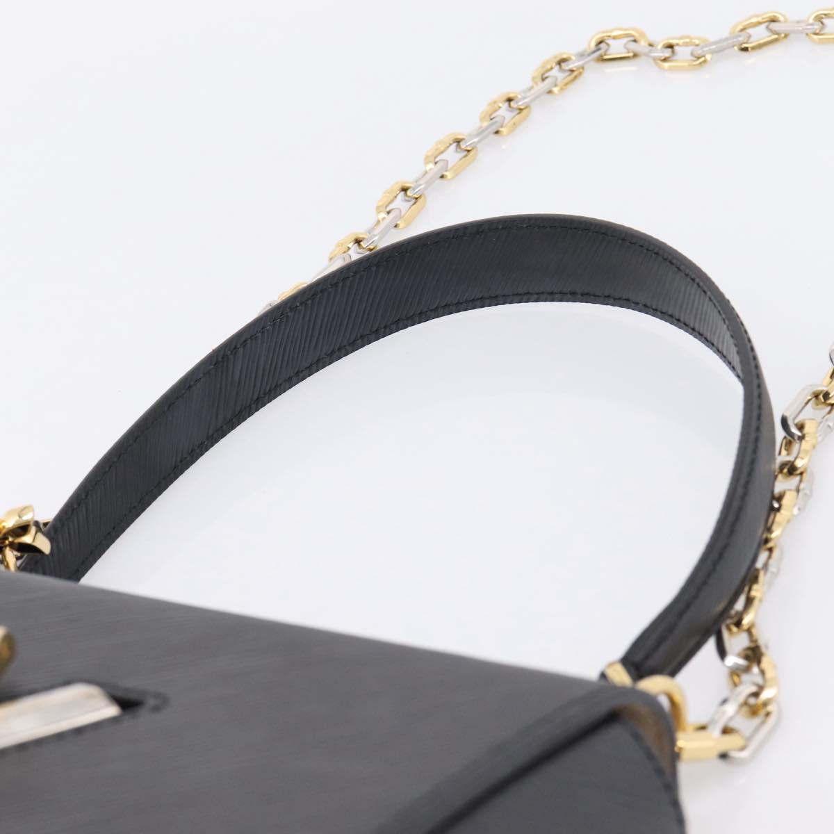 LOUIS VUITTON Epi Twist MM Shoulder Bag Black M21113 LV Auth ka6116SV