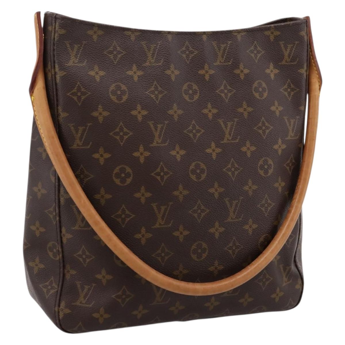 LOUIS VUITTON Monogram Looping GM Shoulder Bag M51145 LV Auth ka6117