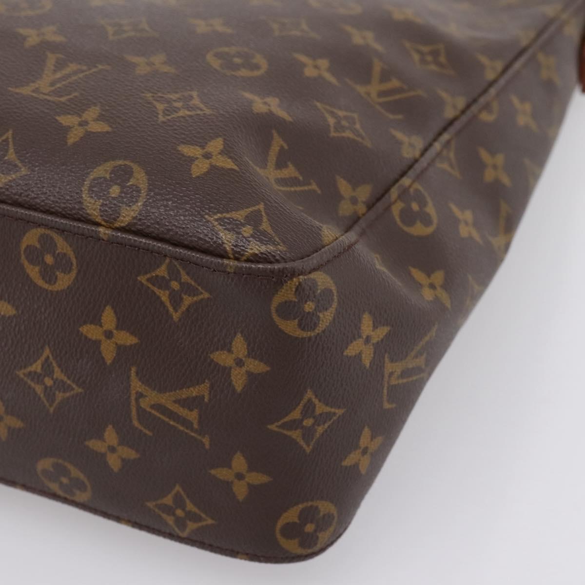 LOUIS VUITTON Monogram Looping GM Shoulder Bag M51145 LV Auth ka6117