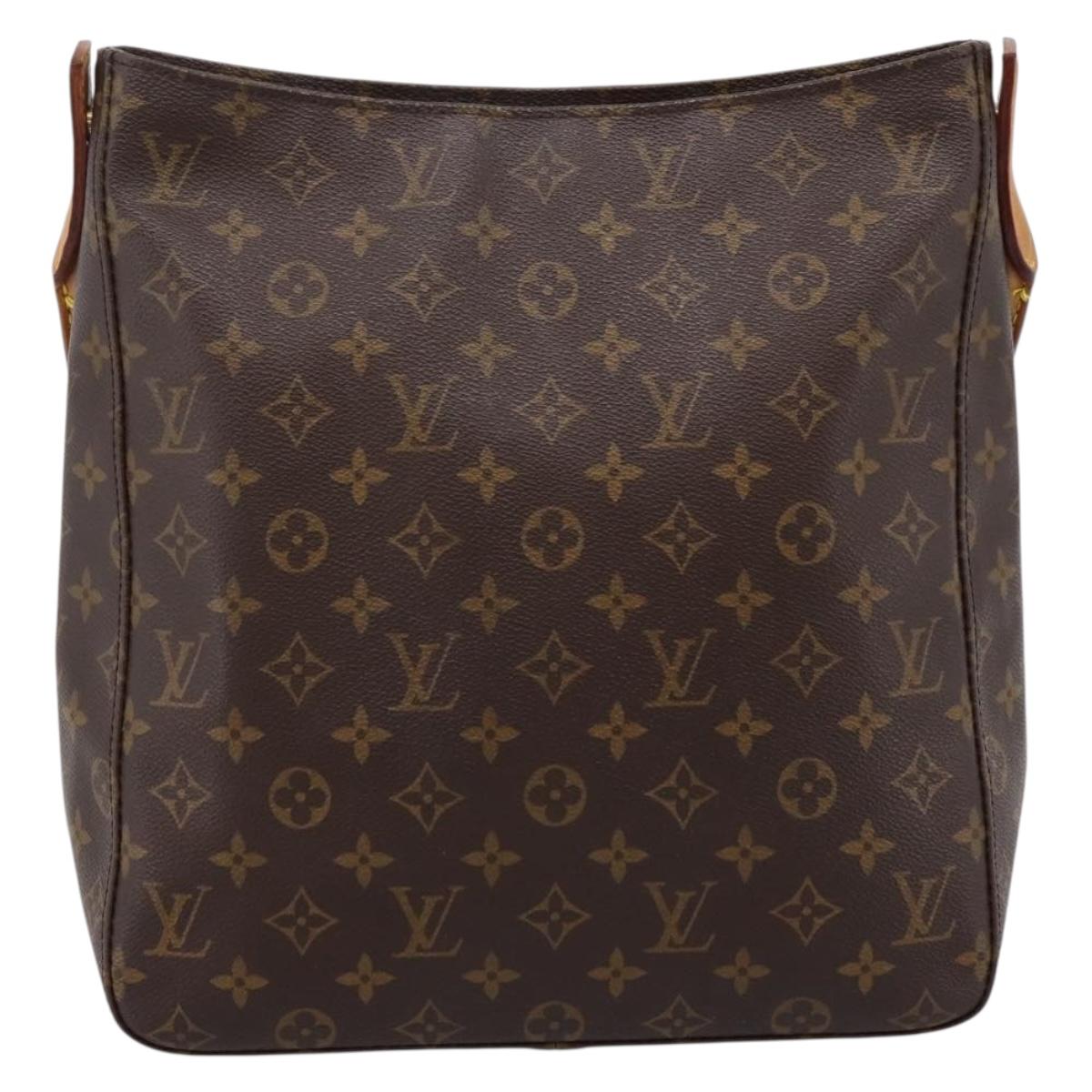 LOUIS VUITTON Monogram Looping GM Shoulder Bag M51145 LV Auth ka6117