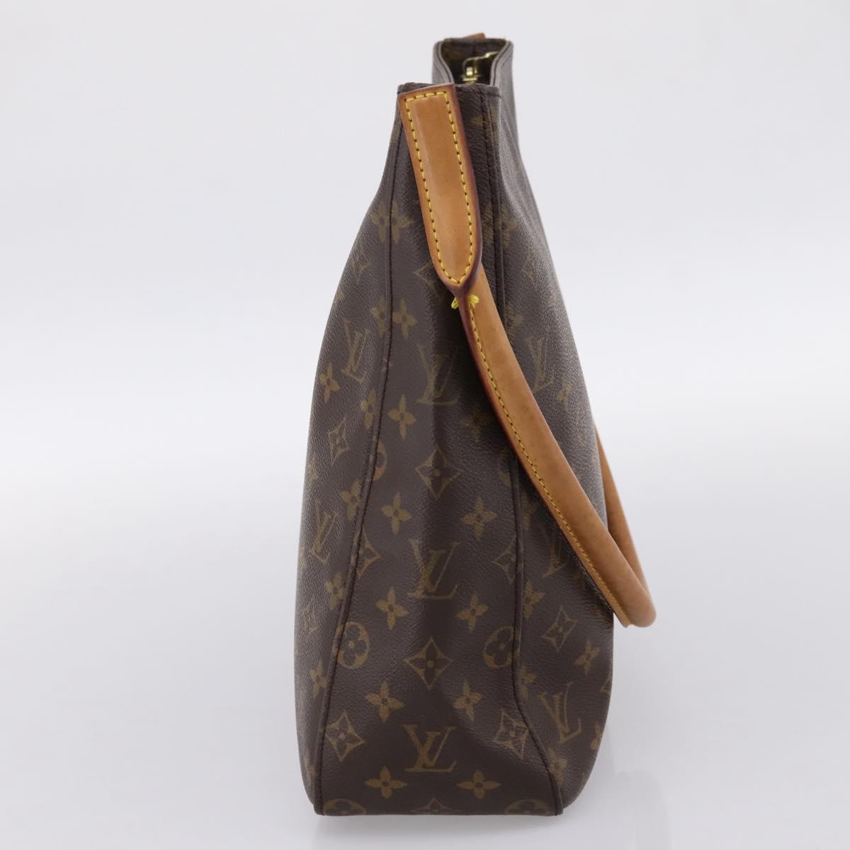 LOUIS VUITTON Monogram Looping GM Shoulder Bag M51145 LV Auth ka6117