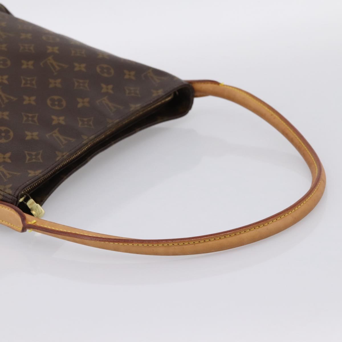LOUIS VUITTON Monogram Looping GM Shoulder Bag M51145 LV Auth ka6117