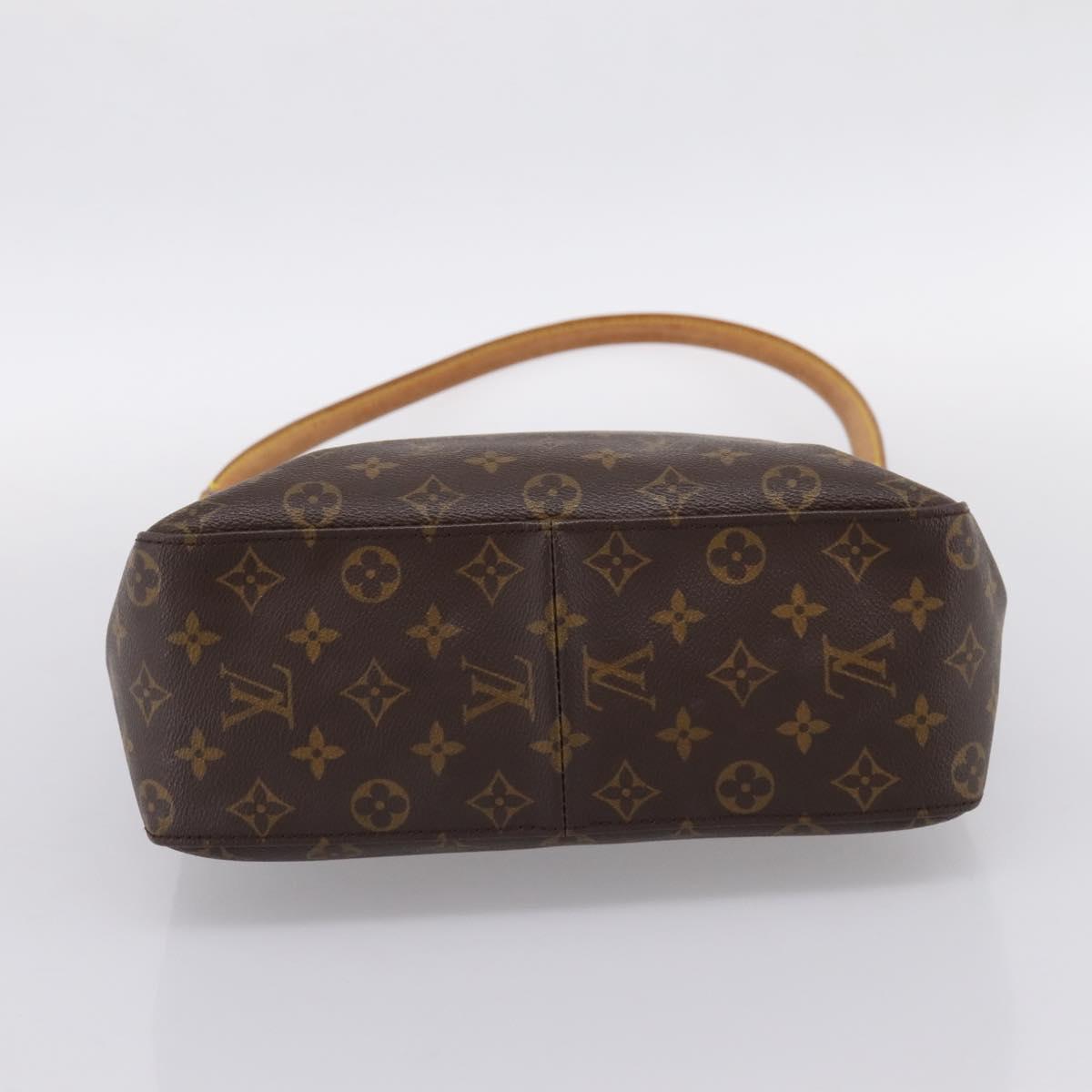 LOUIS VUITTON Monogram Looping GM Shoulder Bag M51145 LV Auth ka6117