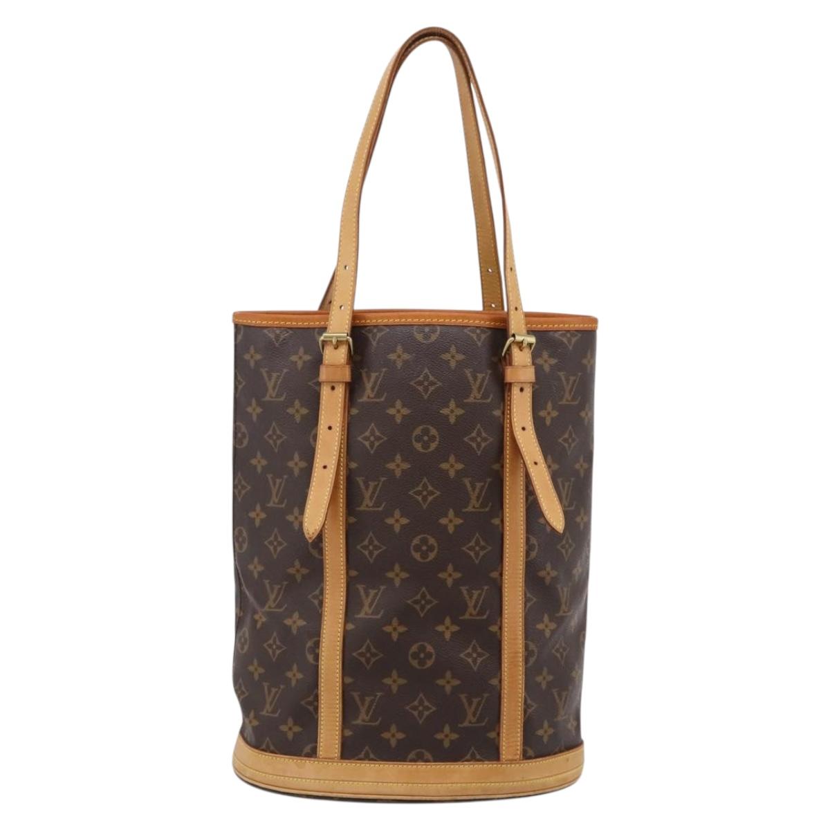 LOUIS VUITTON Monogram Bucket GM Shoulder Bag M42236 LV Auth ka6119A