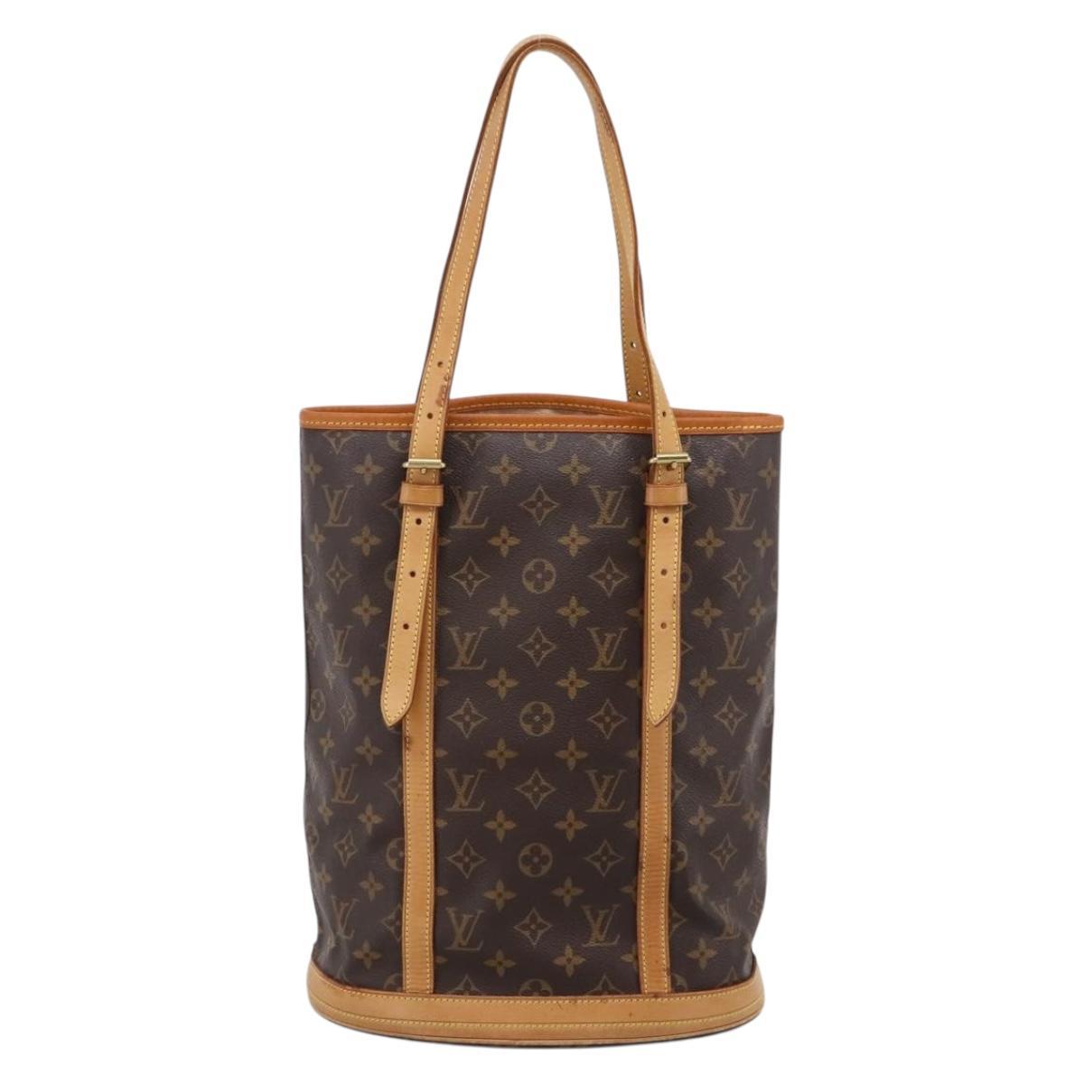 LOUIS VUITTON Monogram Bucket GM Shoulder Bag M42236 LV Auth ka6119A