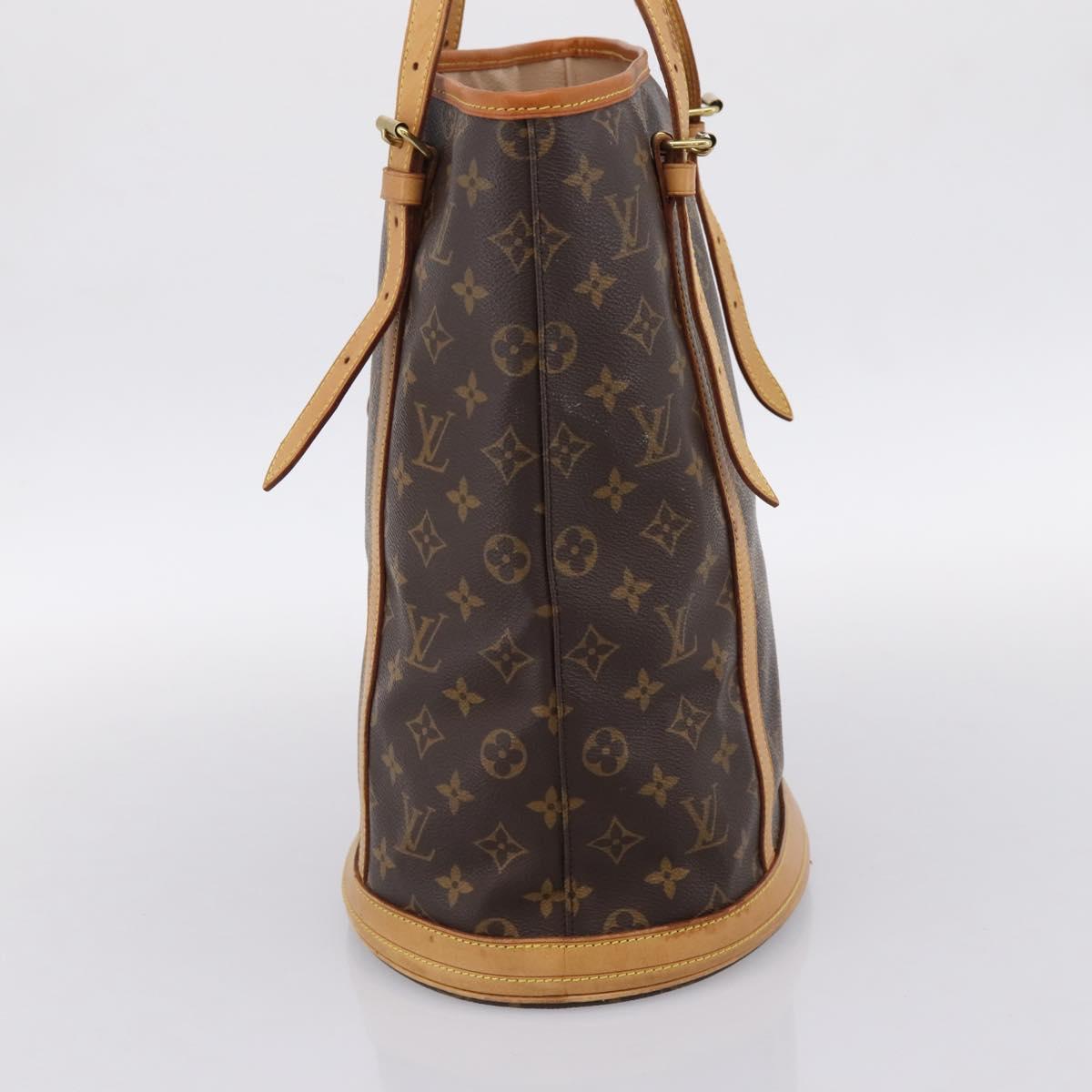 LOUIS VUITTON Monogram Bucket GM Shoulder Bag M42236 LV Auth ka6119A