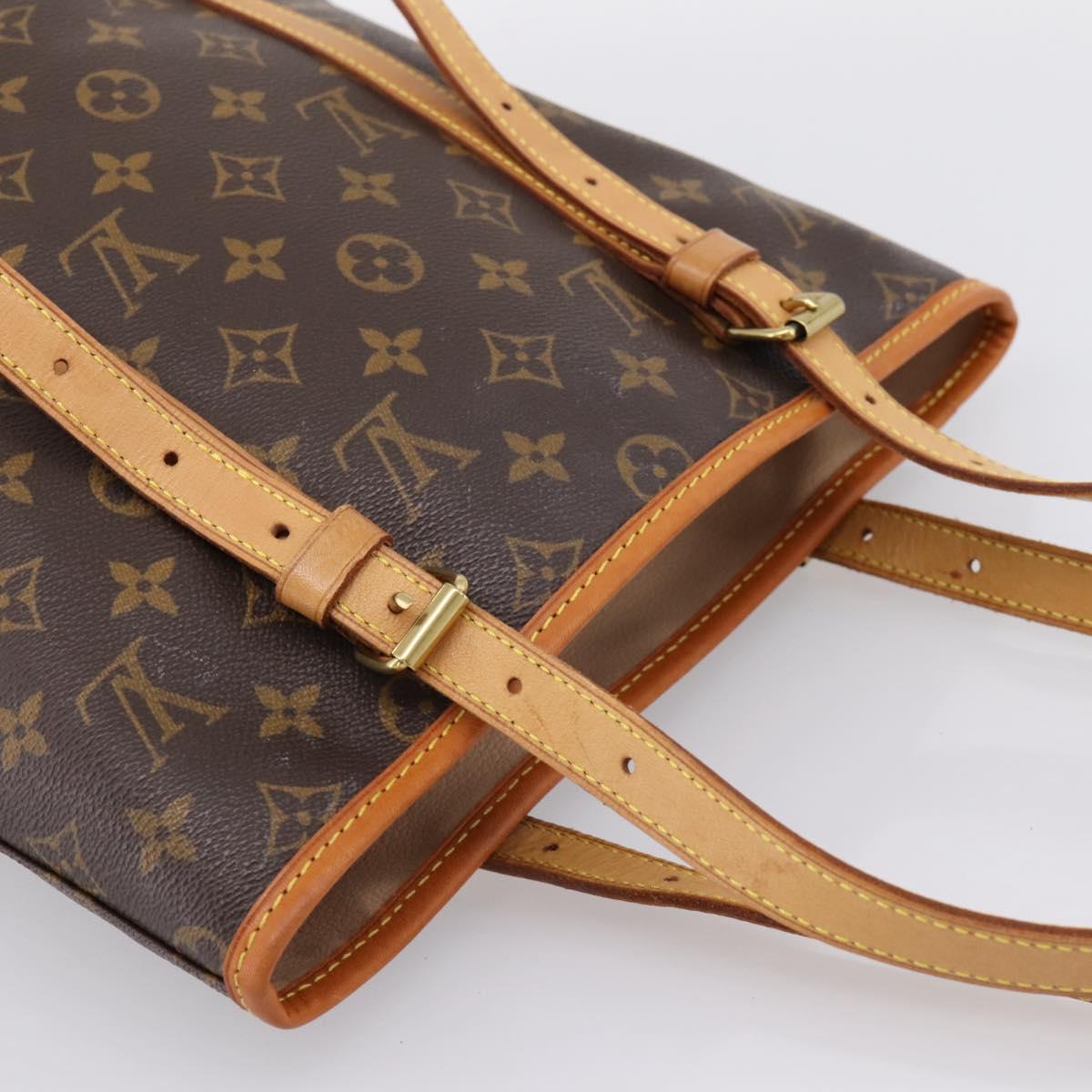 LOUIS VUITTON Monogram Bucket GM Shoulder Bag M42236 LV Auth ka6119A