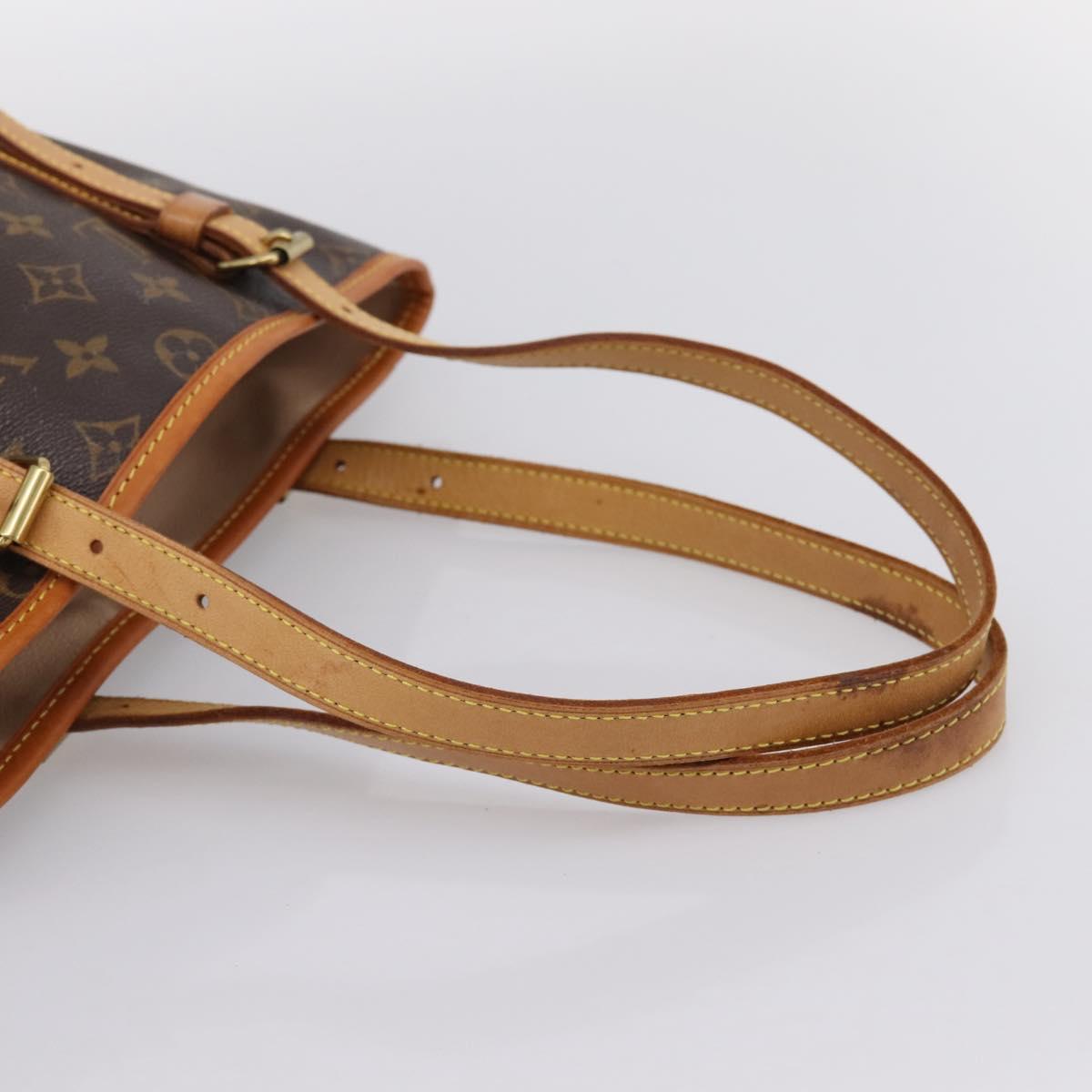 LOUIS VUITTON Monogram Bucket GM Shoulder Bag M42236 LV Auth ka6119A