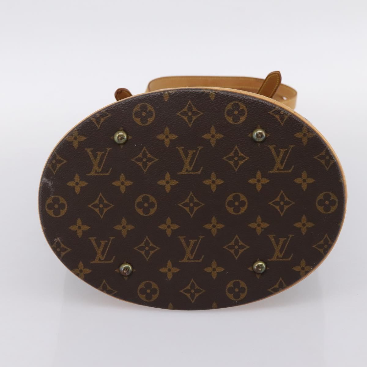 LOUIS VUITTON Monogram Bucket GM Shoulder Bag M42236 LV Auth ka6119A
