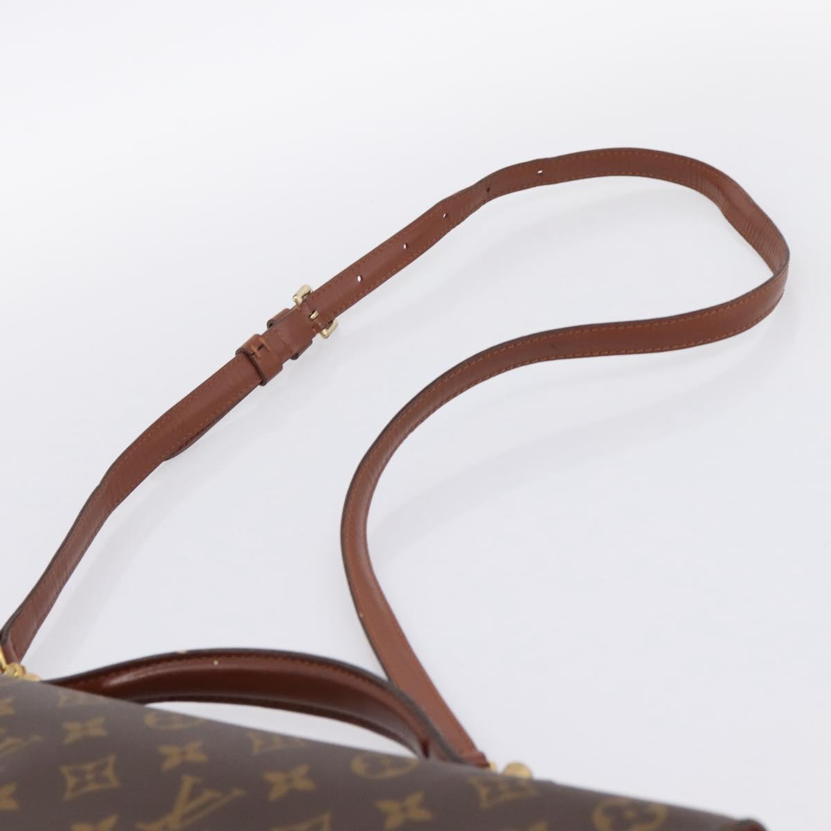 LOUIS VUITTON Monogram Porte Documents Bandouliere Bag M53338 LV Auth ka6120
