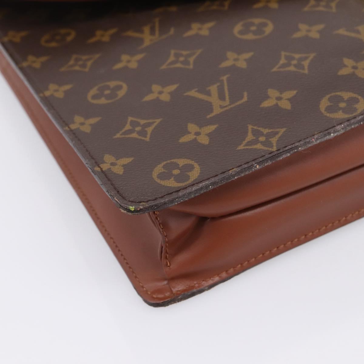LOUIS VUITTON Monogram Porte Documents Bandouliere Bag M53338 LV Auth ka6120