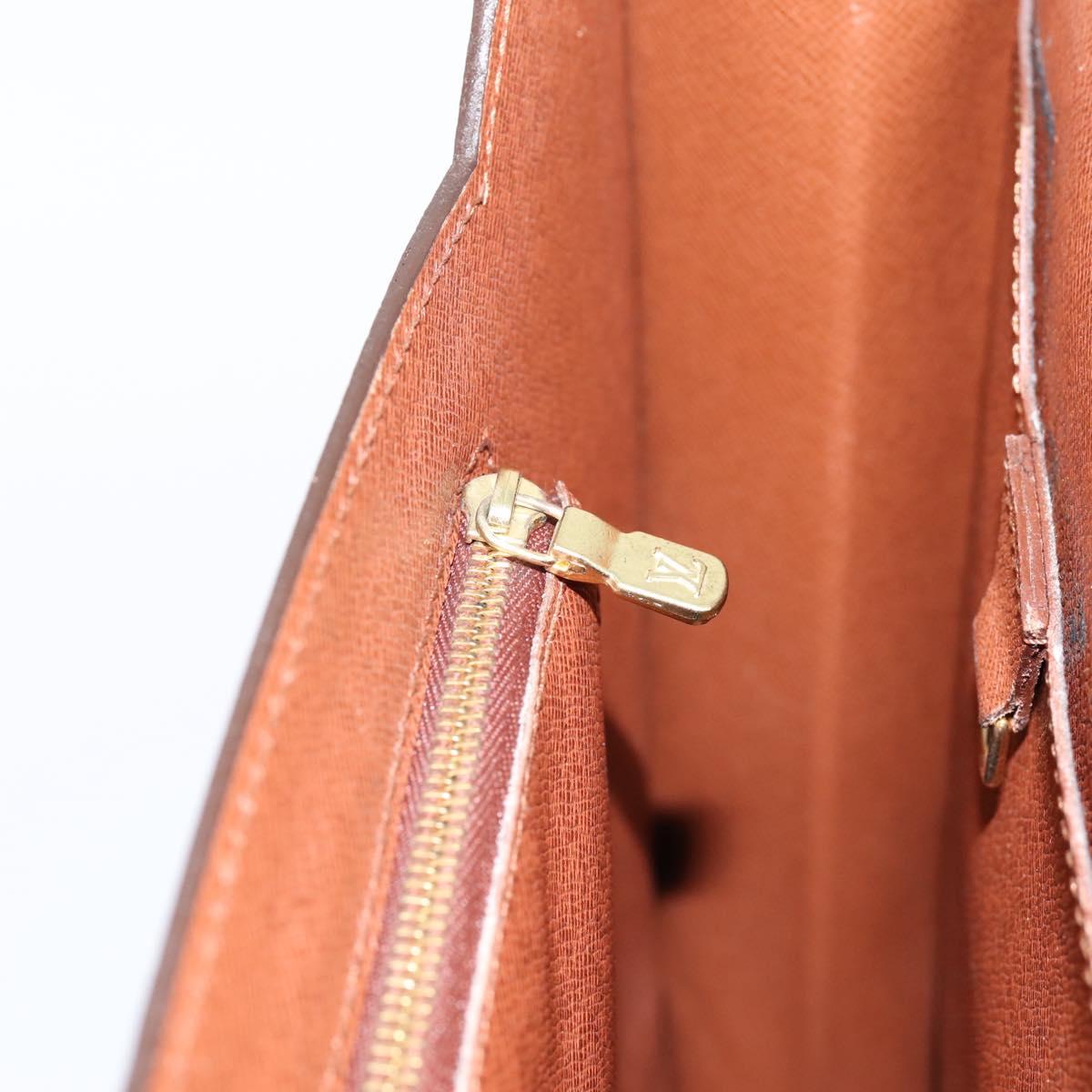 LOUIS VUITTON Monogram Porte Documents Bandouliere Bag M53338 LV Auth ka6120
