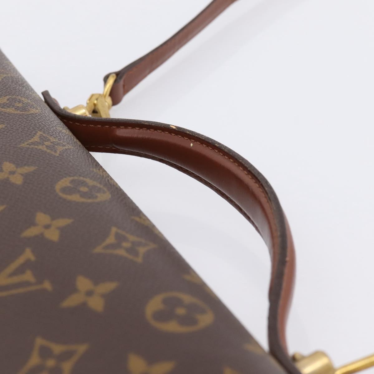 LOUIS VUITTON Monogram Porte Documents Bandouliere Bag M53338 LV Auth ka6120