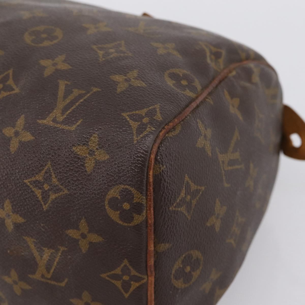 LOUIS VUITTON Monogram Speedy 25 Hand Bag M41528 LV Auth ka6121