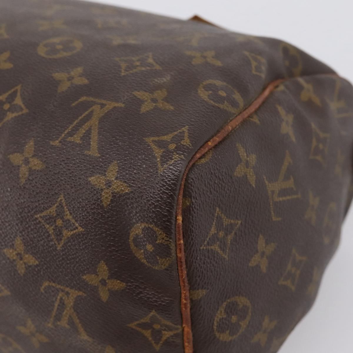 LOUIS VUITTON Monogram Speedy 25 Hand Bag M41528 LV Auth ka6121