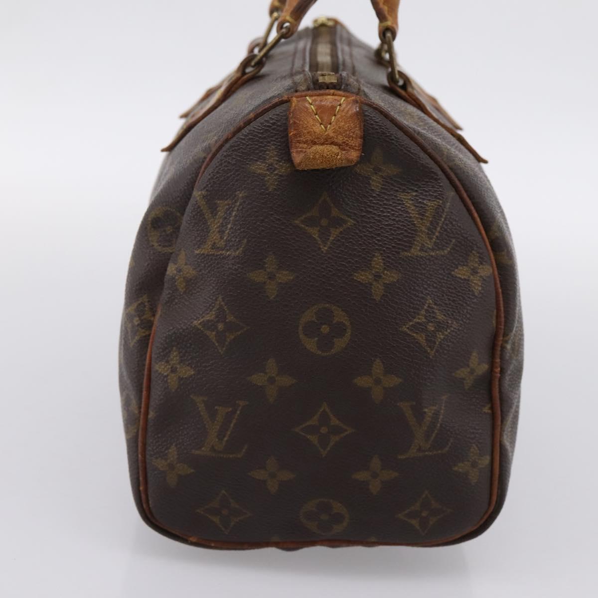LOUIS VUITTON Monogram Speedy 25 Hand Bag M41528 LV Auth ka6121