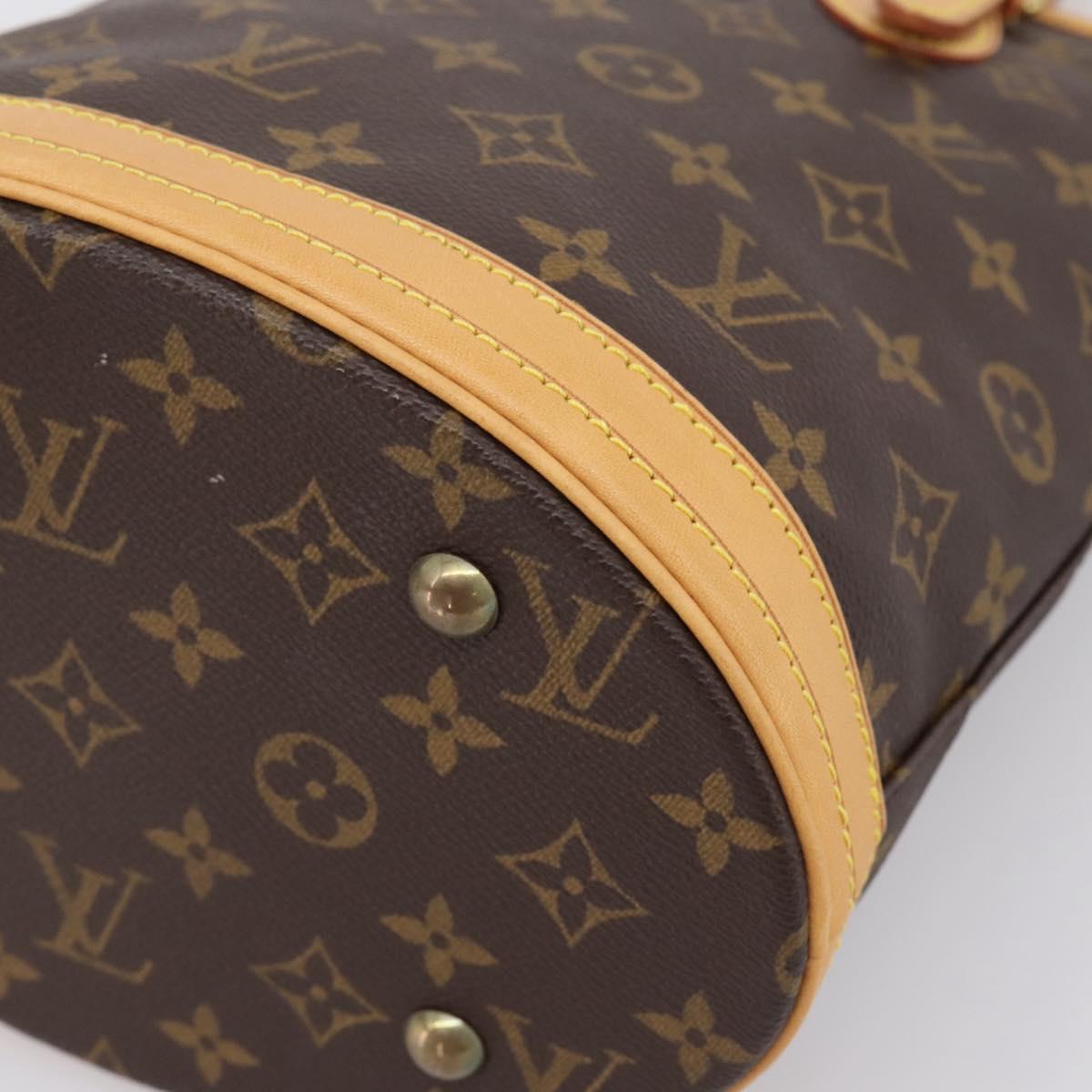 LOUIS VUITTON Monogram Bucket PM Shoulder Bag M42238 LV Auth ka6122