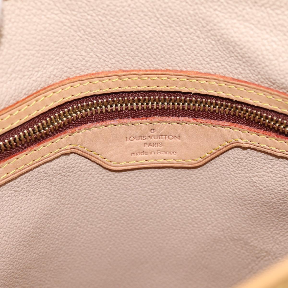 LOUIS VUITTON Monogram Bucket PM Shoulder Bag M42238 LV Auth ka6122