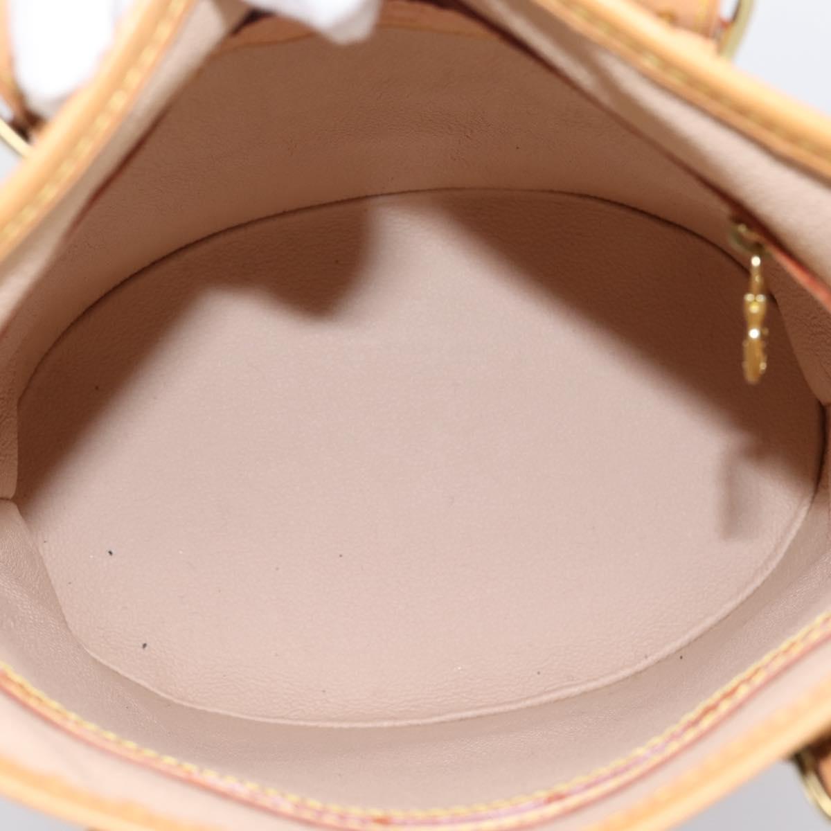 LOUIS VUITTON Monogram Bucket PM Shoulder Bag M42238 LV Auth ka6122