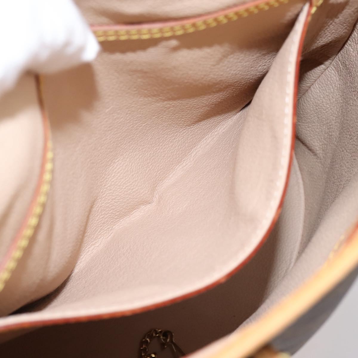 LOUIS VUITTON Monogram Bucket PM Shoulder Bag M42238 LV Auth ka6122