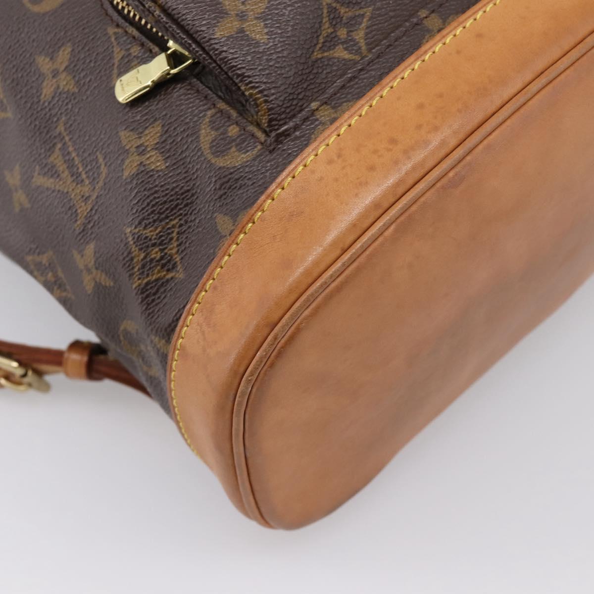 LOUIS VUITTON Monogram Montsouris MM Backpack M51136 LV Auth ka6125A
