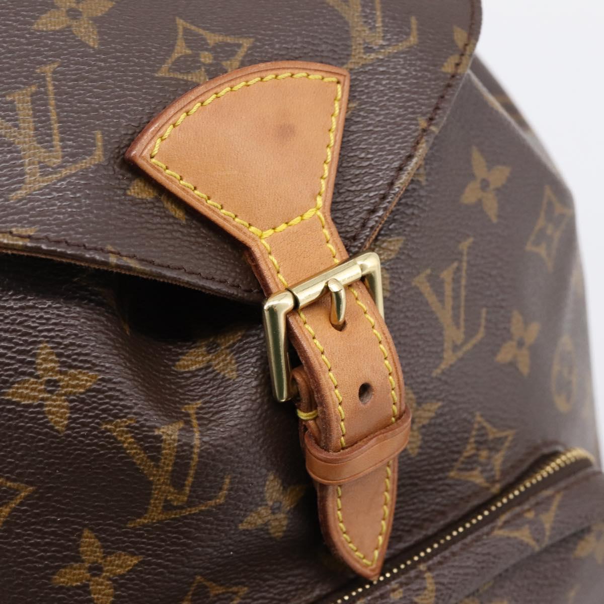 LOUIS VUITTON Monogram Montsouris MM Backpack M51136 LV Auth ka6125A