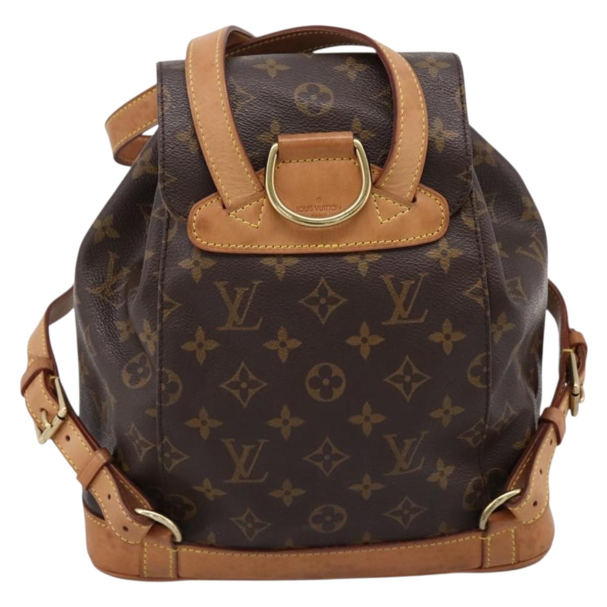 LOUIS VUITTON Monogram Montsouris MM Backpack M51136 LV Auth ka6125A
