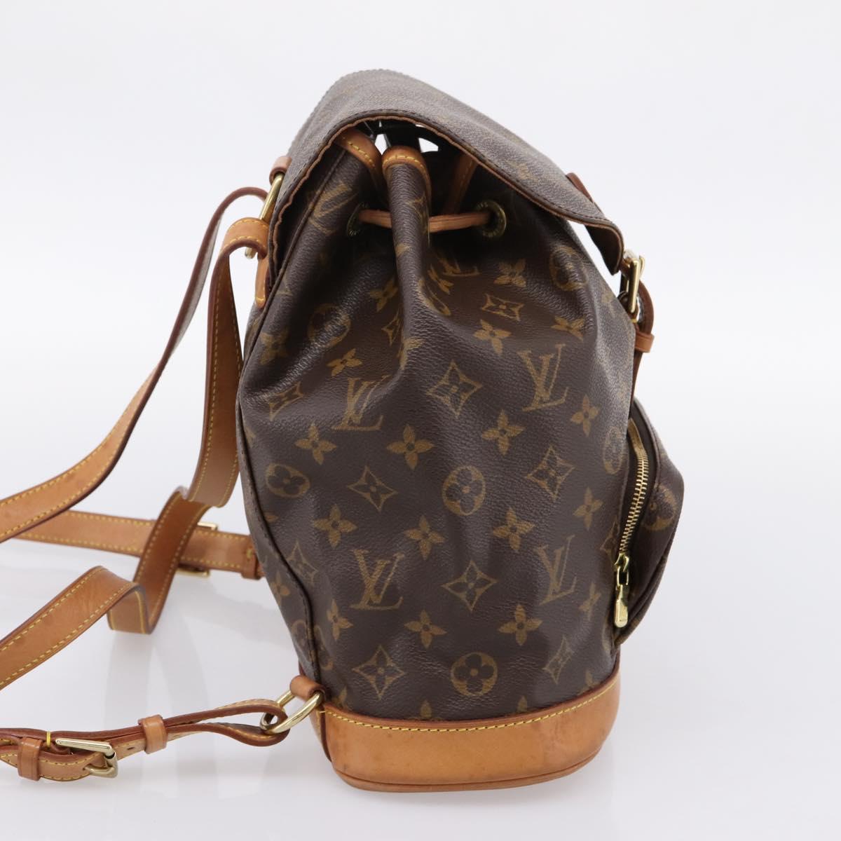 LOUIS VUITTON Monogram Montsouris MM Backpack M51136 LV Auth ka6125A