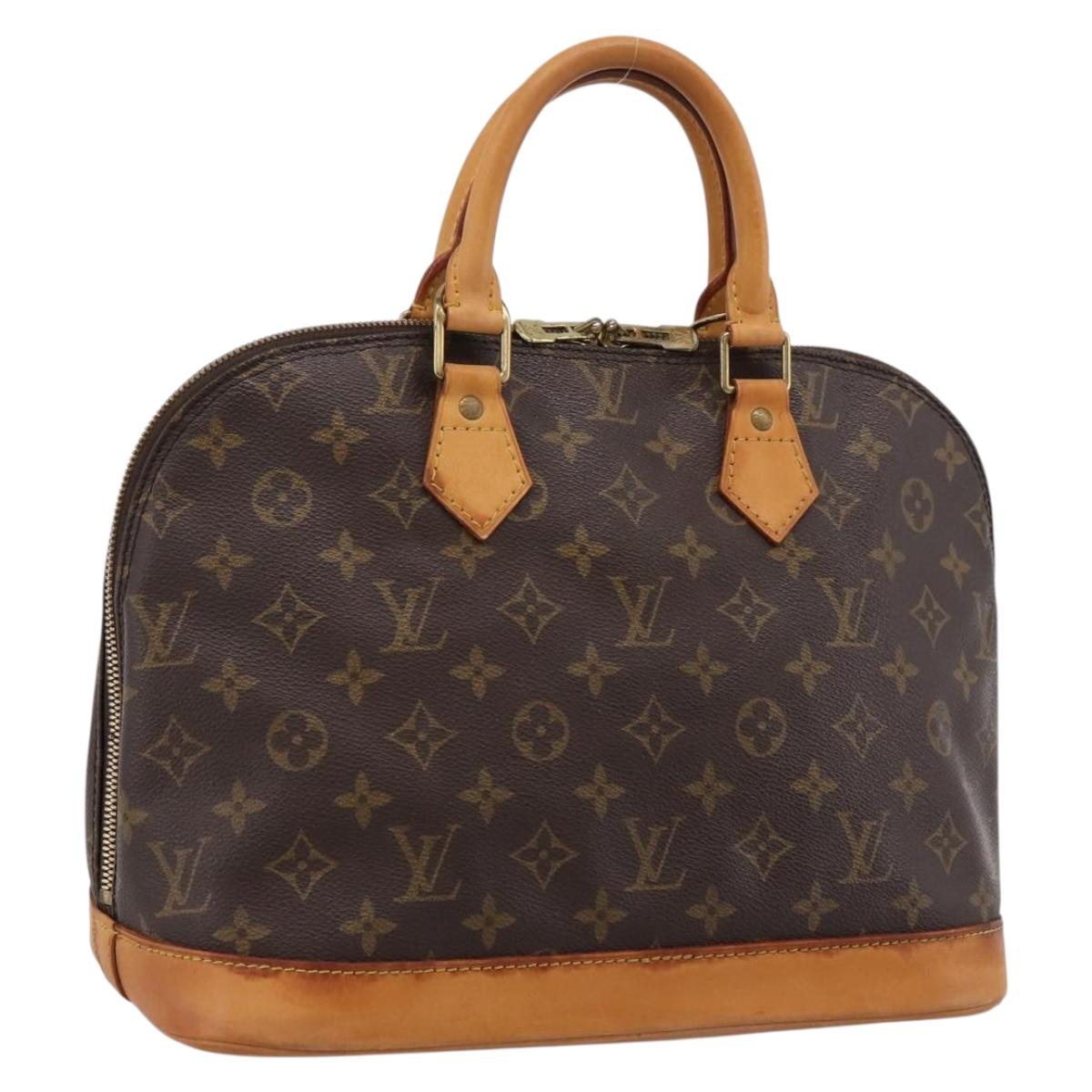 LOUIS VUITTON Monogram Alma Hand Bag M51130 LV Auth ka6126
