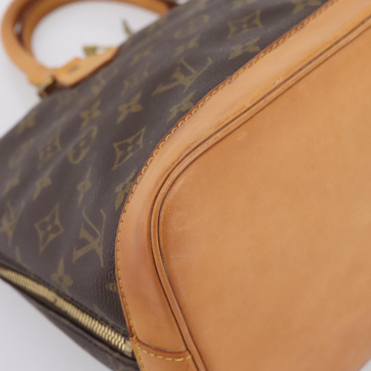 LOUIS VUITTON Monogram Alma Hand Bag M51130 LV Auth ka6126