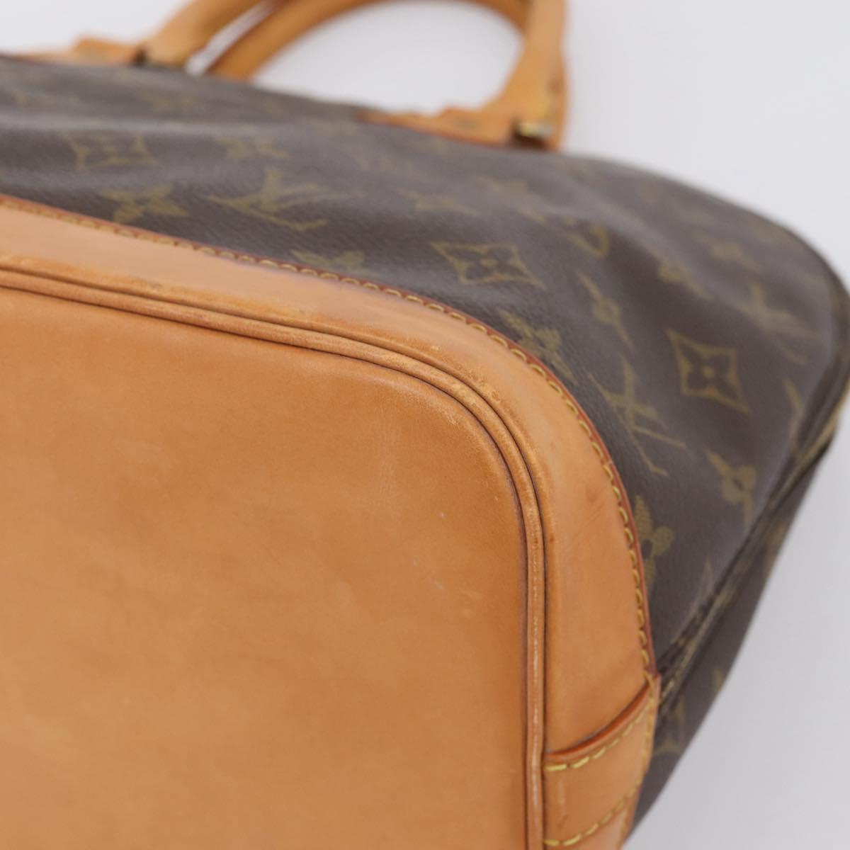 LOUIS VUITTON Monogram Alma Hand Bag M51130 LV Auth ka6126