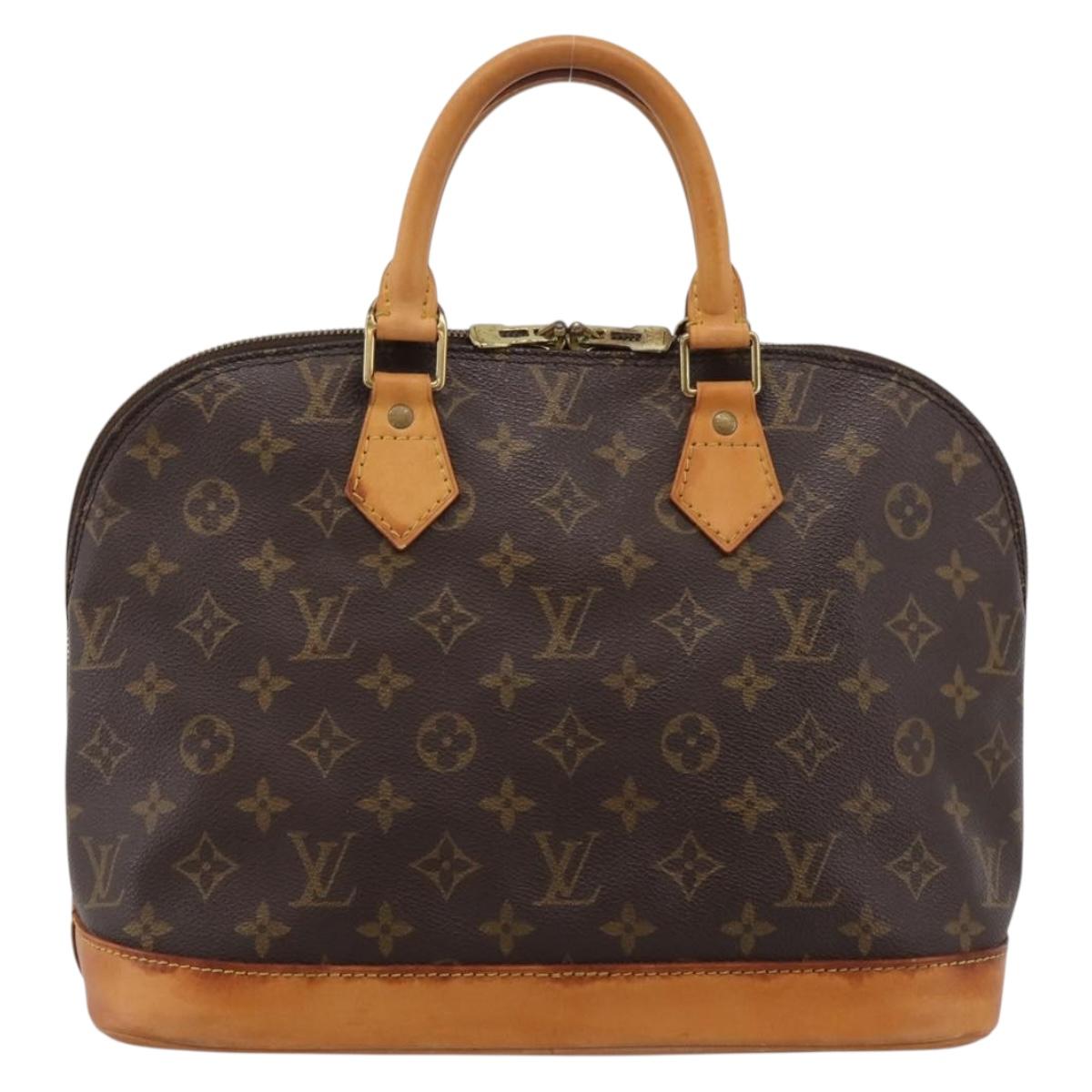 LOUIS VUITTON Monogram Alma Hand Bag M51130 LV Auth ka6126