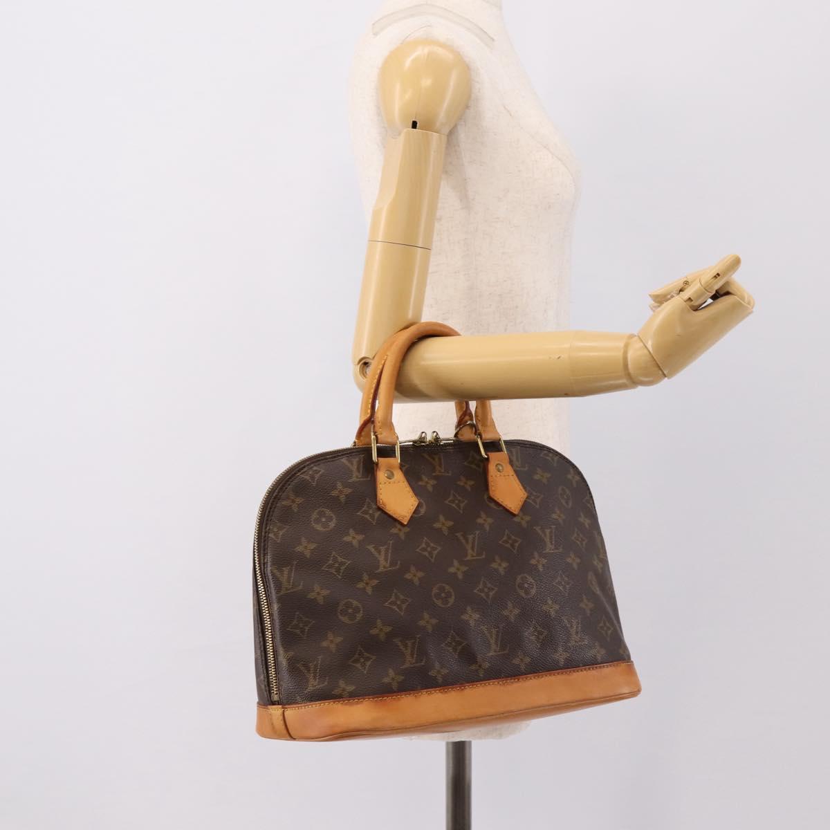 LOUIS VUITTON Monogram Alma Hand Bag M51130 LV Auth ka6126