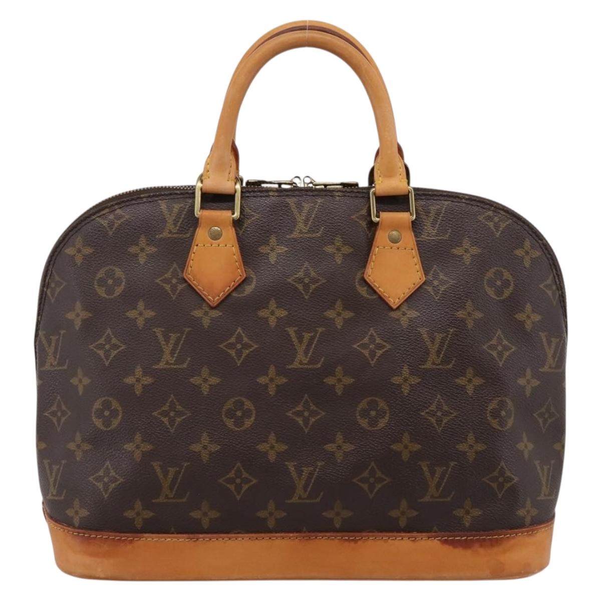 LOUIS VUITTON Monogram Alma Hand Bag M51130 LV Auth ka6126