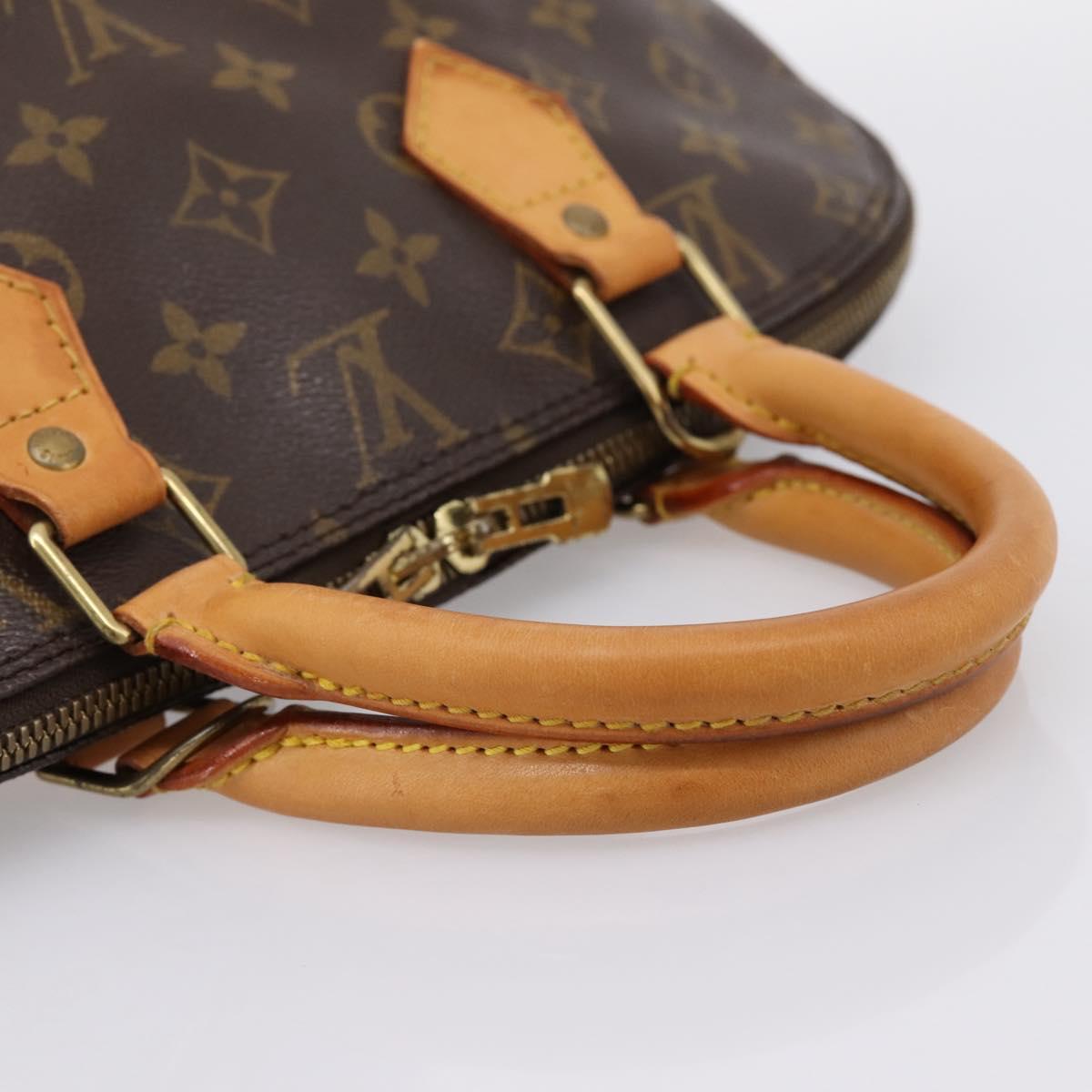 LOUIS VUITTON Monogram Alma Hand Bag M51130 LV Auth ka6126