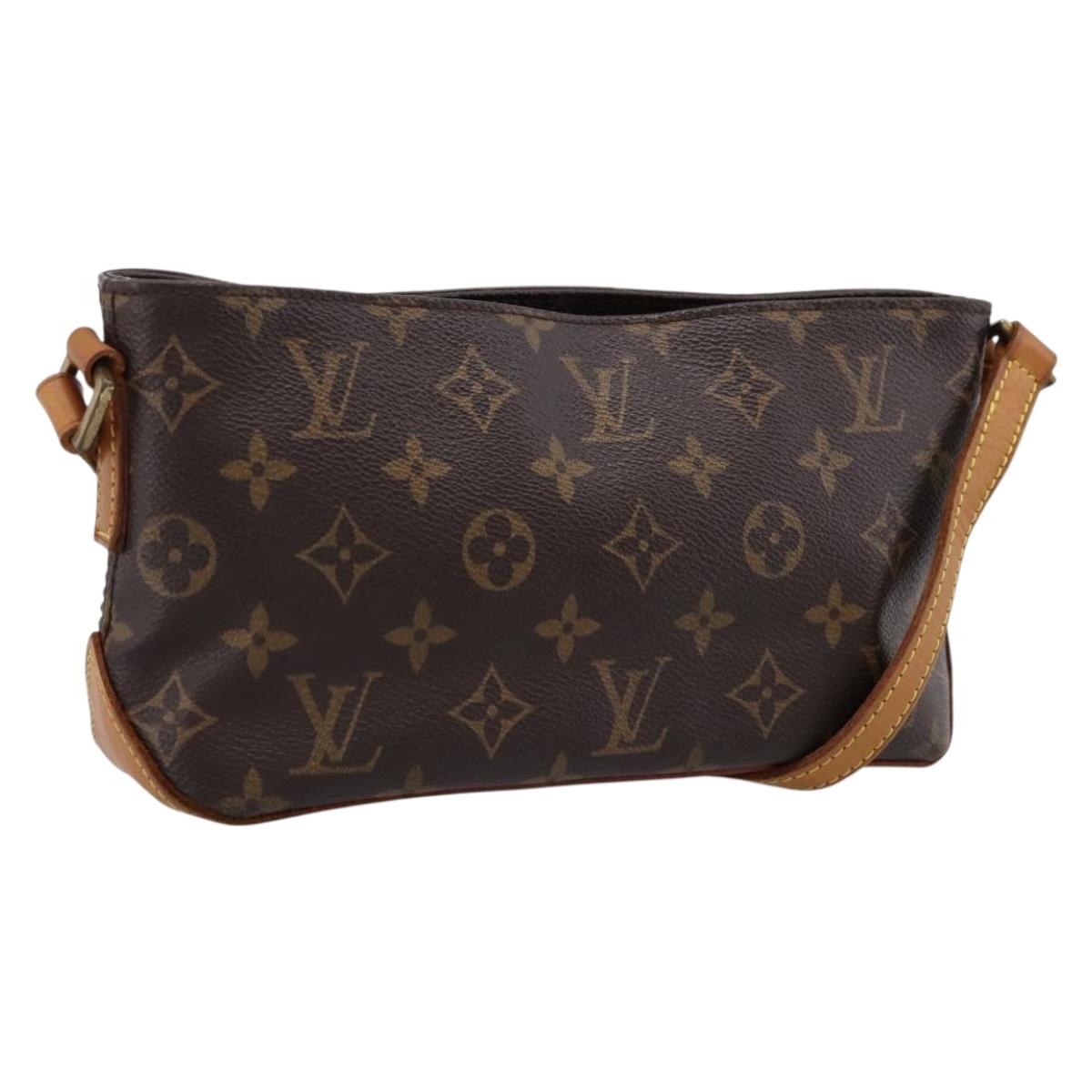 LOUIS VUITTON Monogram Trotteur Shoulder Bag M51240 LV Auth ka6129