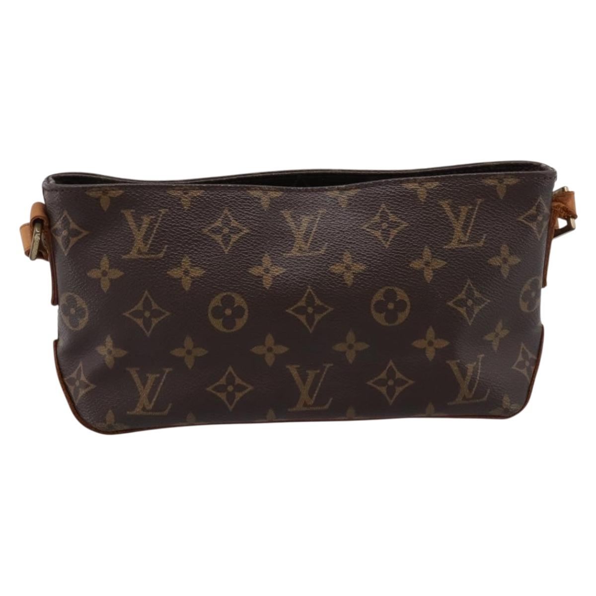 LOUIS VUITTON Monogram Trotteur Shoulder Bag M51240 LV Auth ka6129