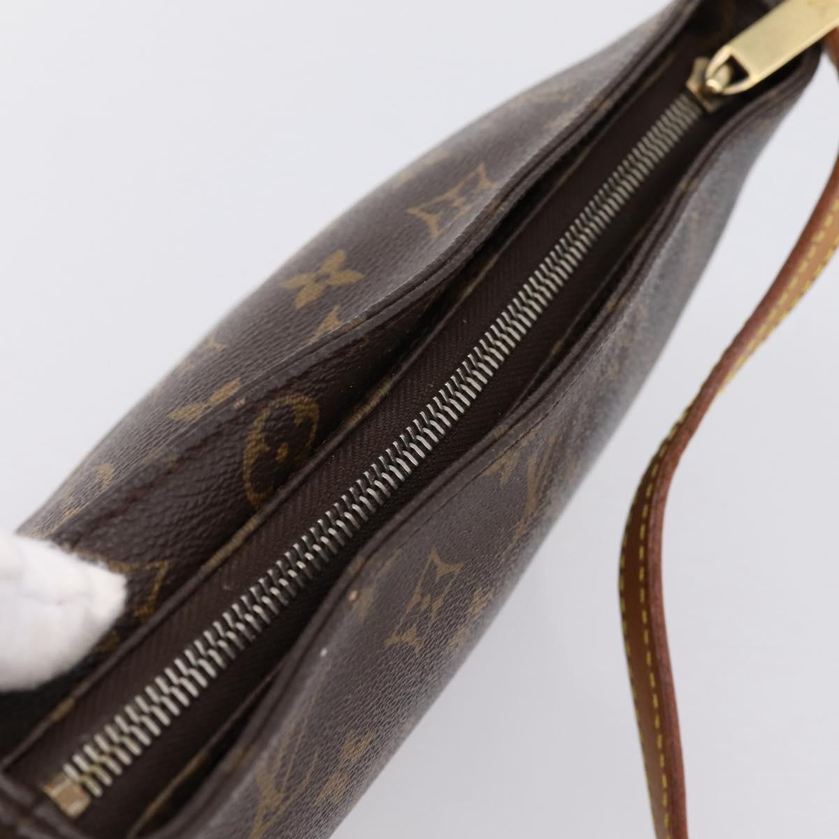 LOUIS VUITTON Monogram Trotteur Shoulder Bag M51240 LV Auth ka6129