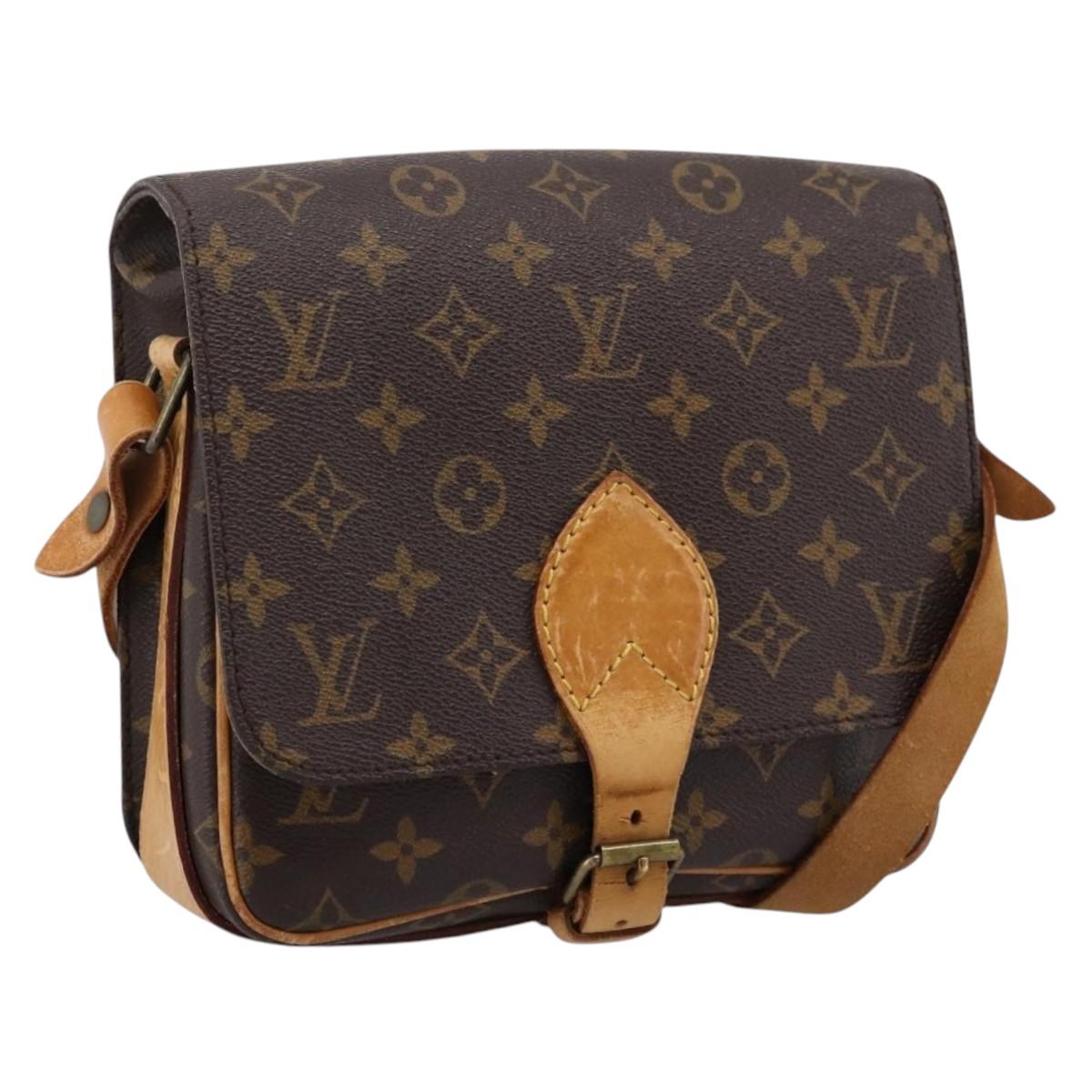 LOUIS VUITTON Monogram Cartouchiere MM Shoulder Bag M51253 LV Auth ka6130