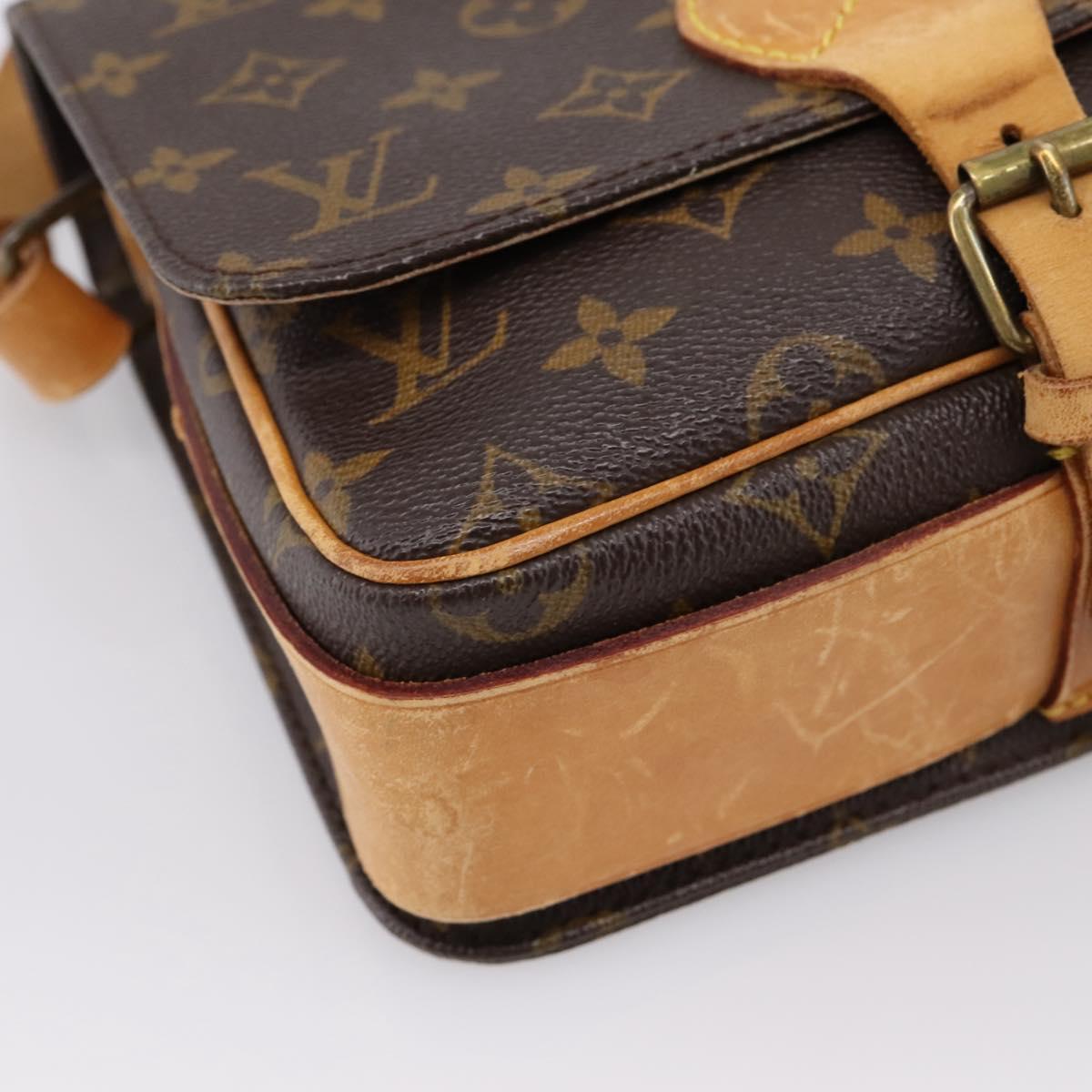 LOUIS VUITTON Monogram Cartouchiere MM Shoulder Bag M51253 LV Auth ka6130