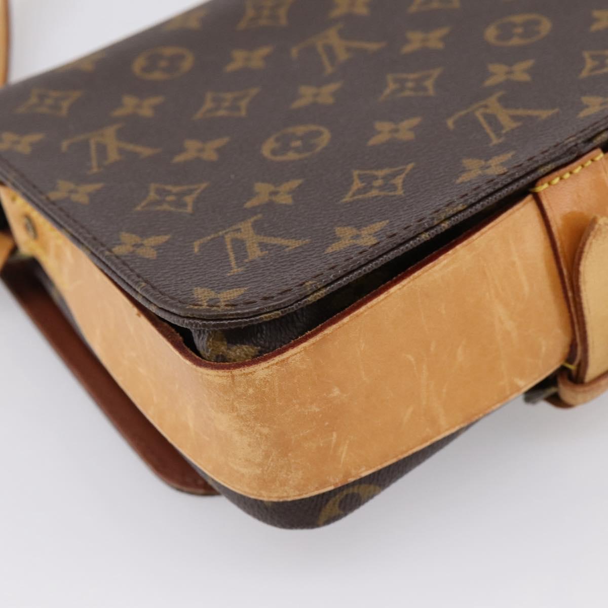 LOUIS VUITTON Monogram Cartouchiere MM Shoulder Bag M51253 LV Auth ka6130