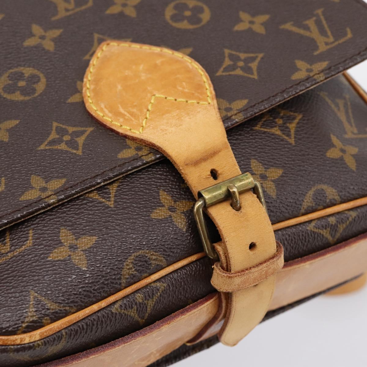 LOUIS VUITTON Monogram Cartouchiere MM Shoulder Bag M51253 LV Auth ka6130