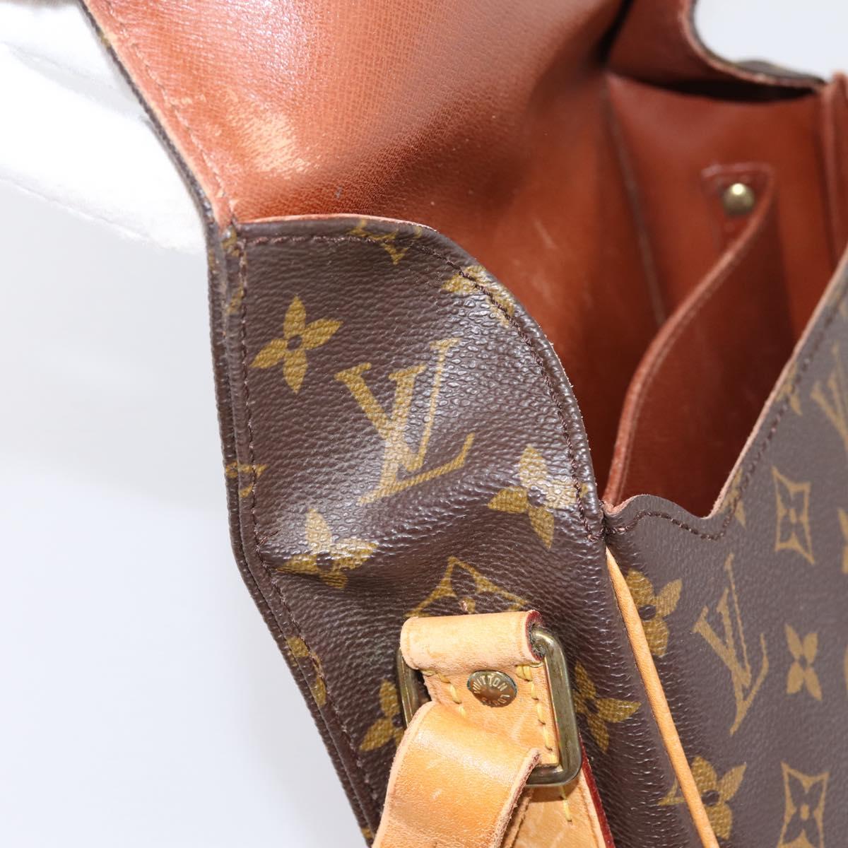LOUIS VUITTON Monogram Cartouchiere MM Shoulder Bag M51253 LV Auth ka6130