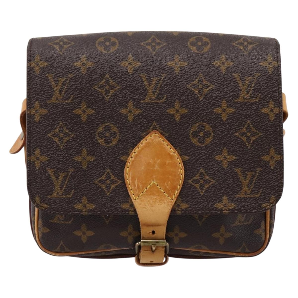 LOUIS VUITTON Monogram Cartouchiere MM Shoulder Bag M51253 LV Auth ka6130