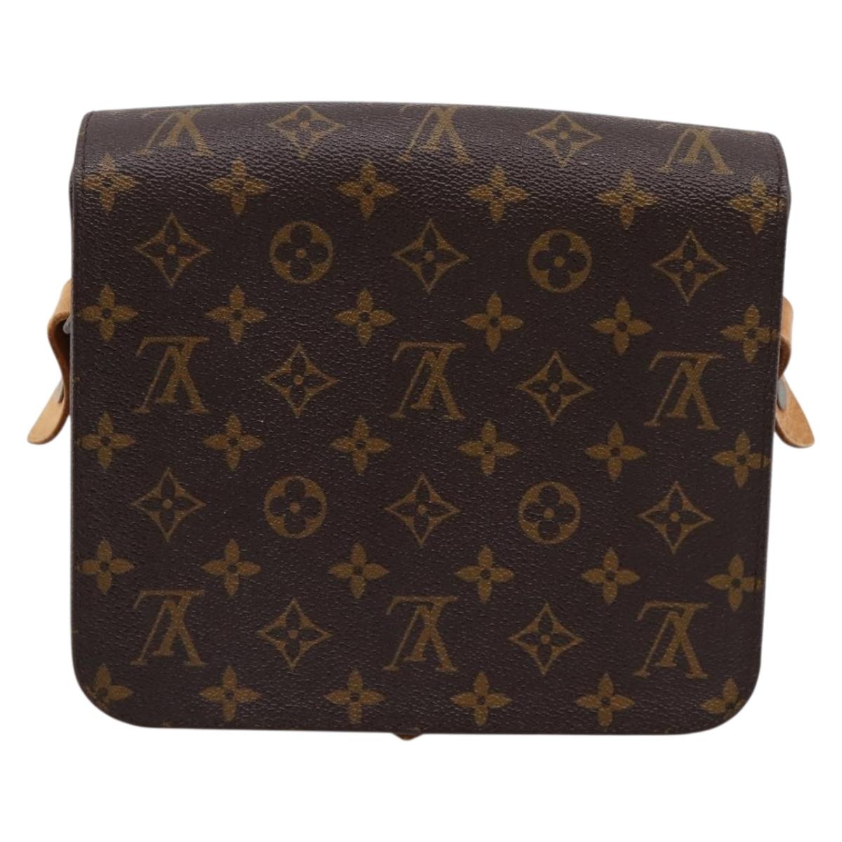 LOUIS VUITTON Monogram Cartouchiere MM Shoulder Bag M51253 LV Auth ka6130