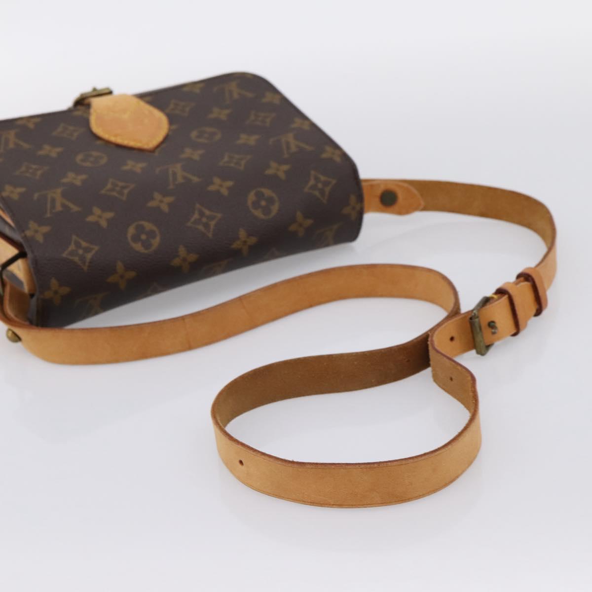LOUIS VUITTON Monogram Cartouchiere MM Shoulder Bag M51253 LV Auth ka6130
