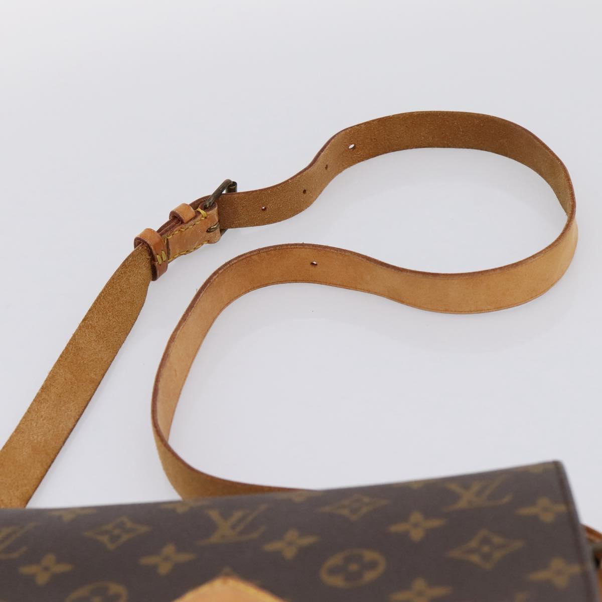 LOUIS VUITTON Monogram Cartouchiere MM Shoulder Bag M51253 LV Auth ka6130