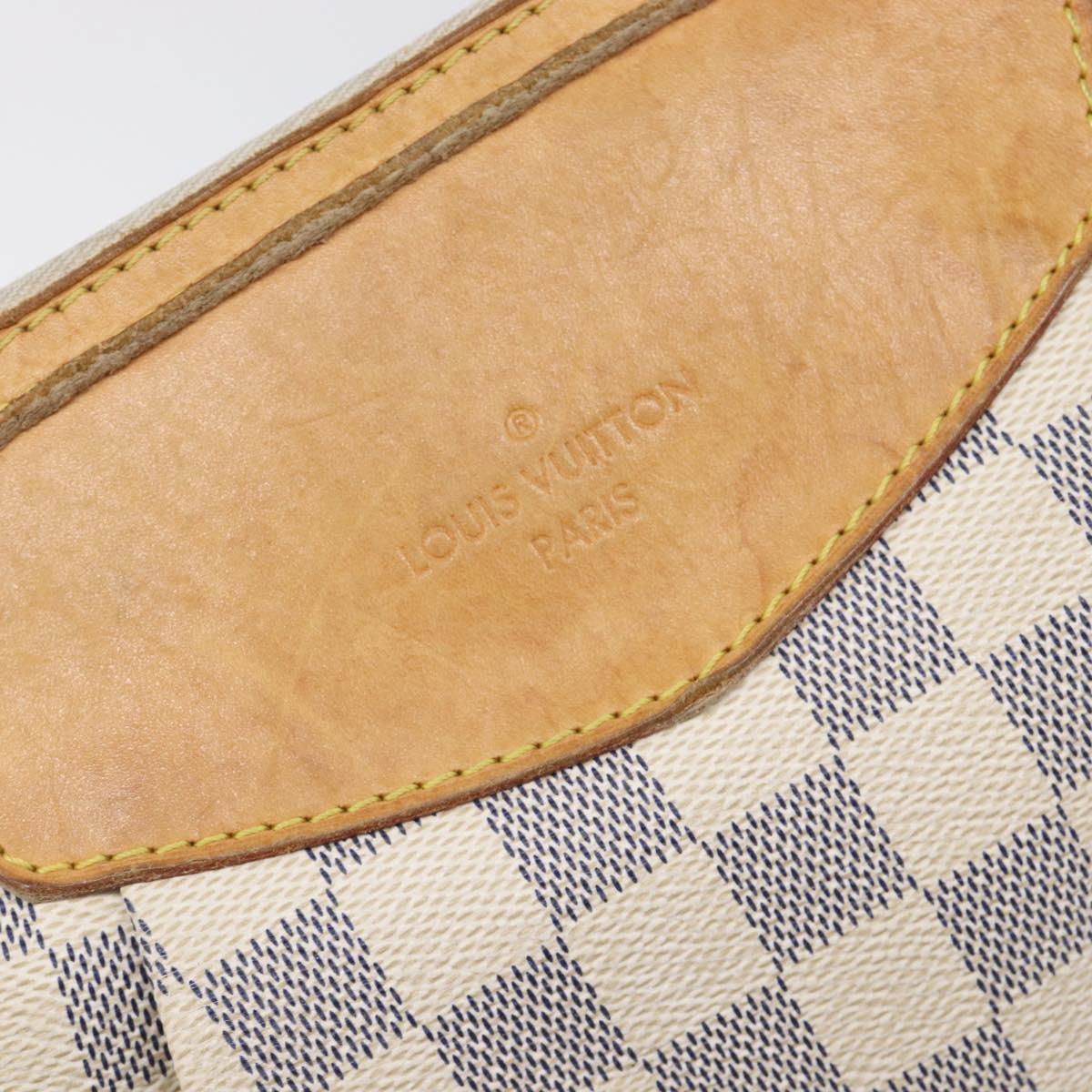 LOUIS VUITTON Damier Azur Siracusa MM Shoulder Bag N41112 LV Auth ka6133