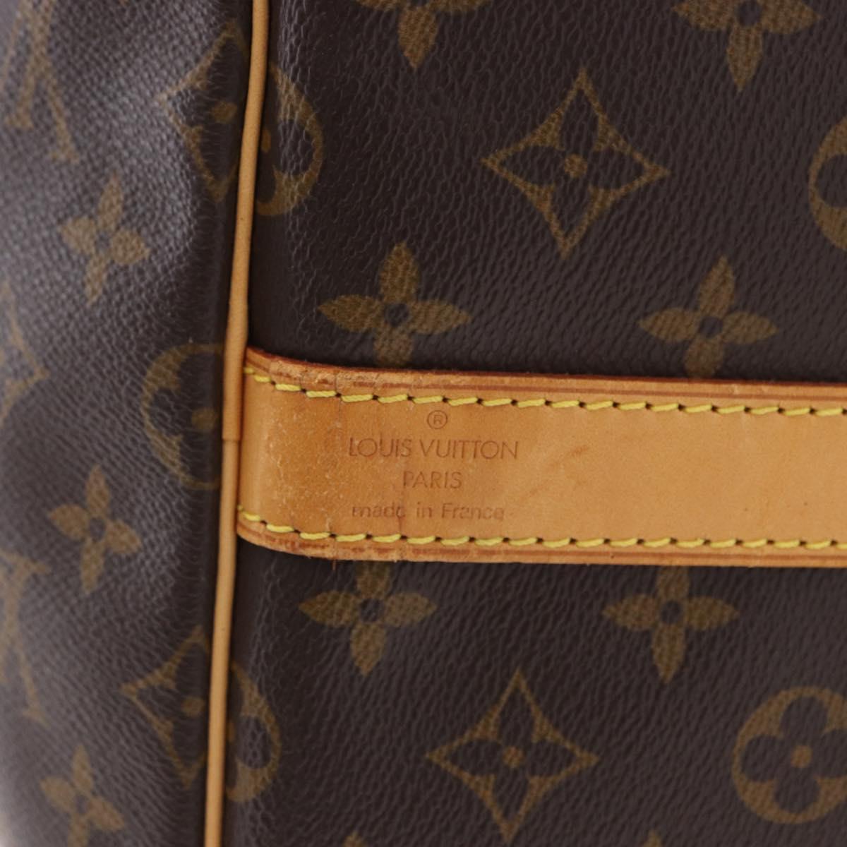 LOUIS VUITTON Monogram Keepall Bandouliere 55 Boston Bag M41414 LV Auth ka6148
