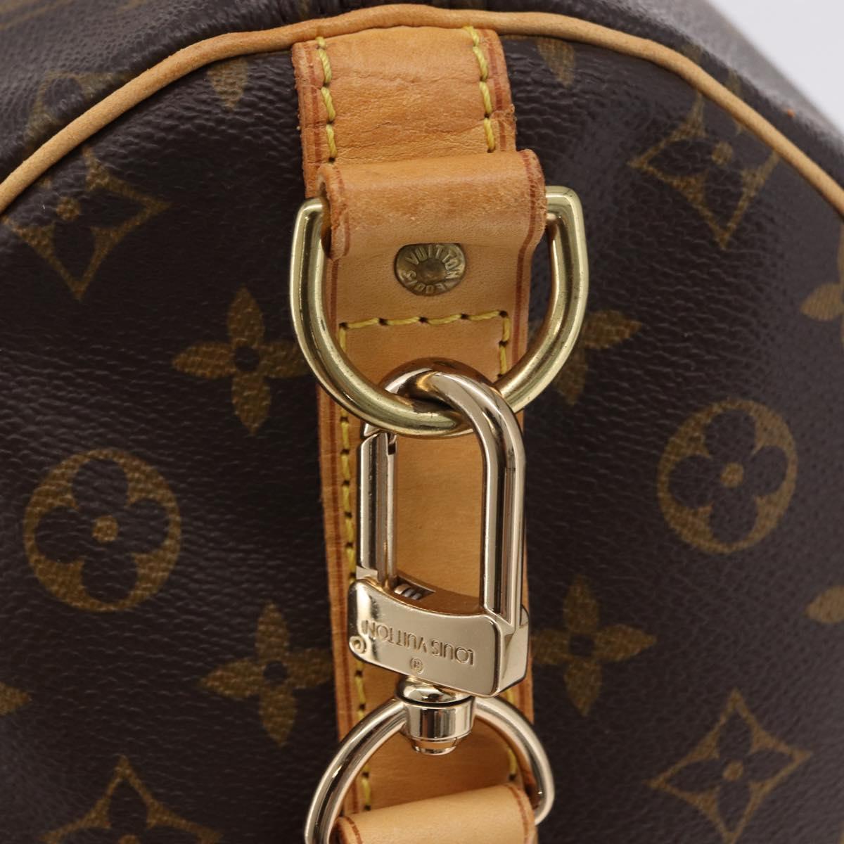 LOUIS VUITTON Monogram Keepall Bandouliere 55 Boston Bag M41414 LV Auth ka6148